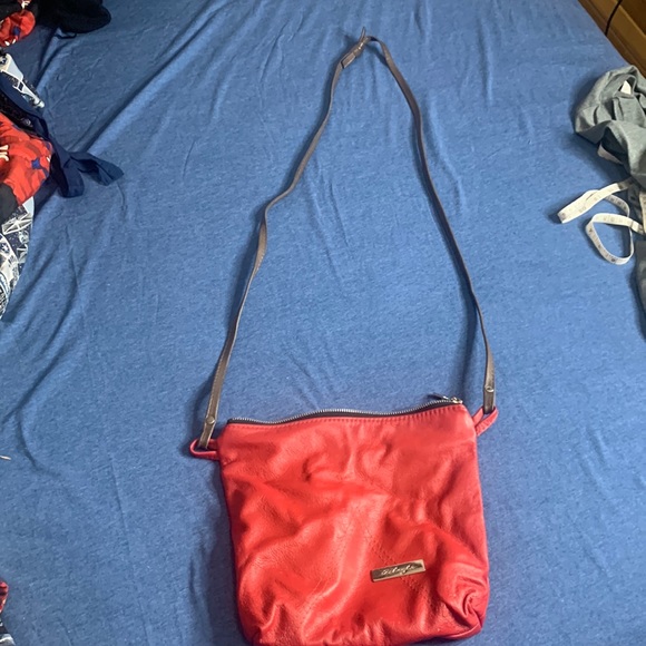 Red real leather purse - Picture 4 of 4